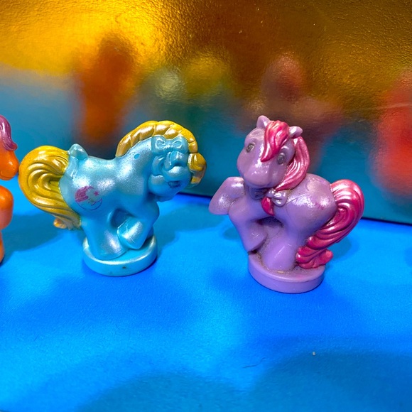 MY LITTLE PONY G1 80’s PETITE PONIES PRETTY N PEARLY PONIES & A PONY TAILS PONY - Picture 10 of 15